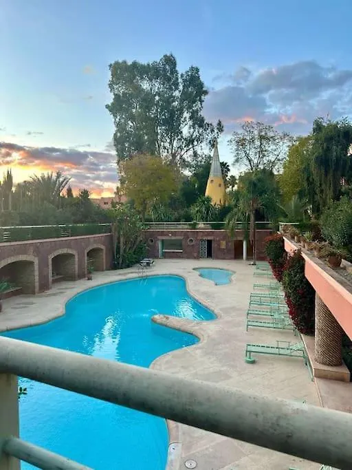 דירה מרקש Somptueux Appartement Jardin & Piscine - Hivernage מרוקו