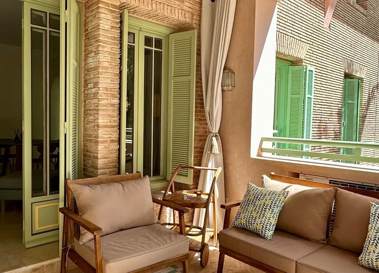 מרקש Somptueux Appartement Jardin & Piscine - Hivernage דירה